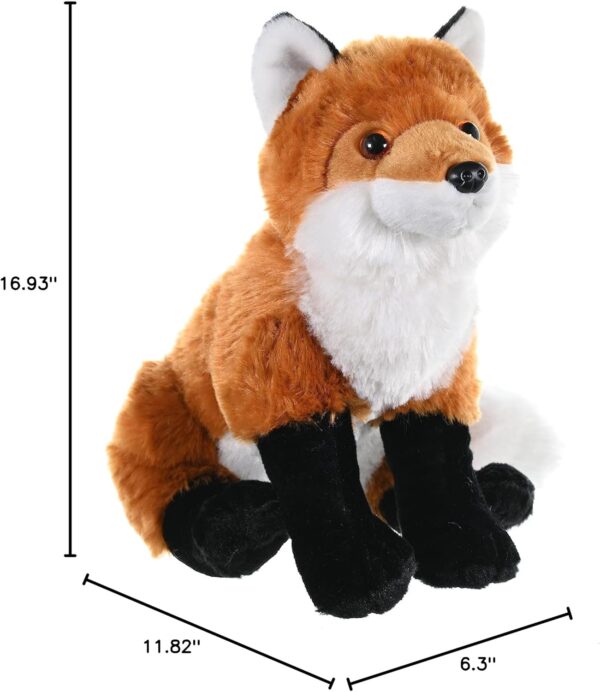 Wild Republic Red Fox Plush, Stuffed Animal, Plush Toy - Image 6