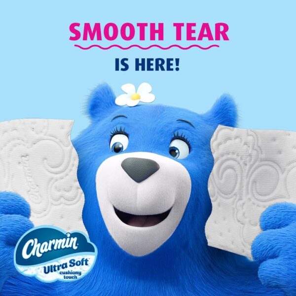 Charmin Ultra Soft Cushiony Touch Toilet Paper, 24 Family Mega Rolls - Image 6