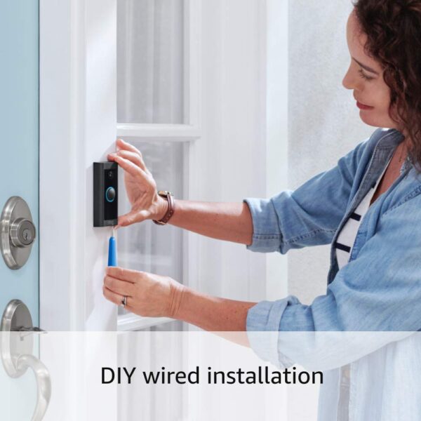 Ring Video Doorbell Wired | Use Two-Way Talk, advanced motion detection - Image 3