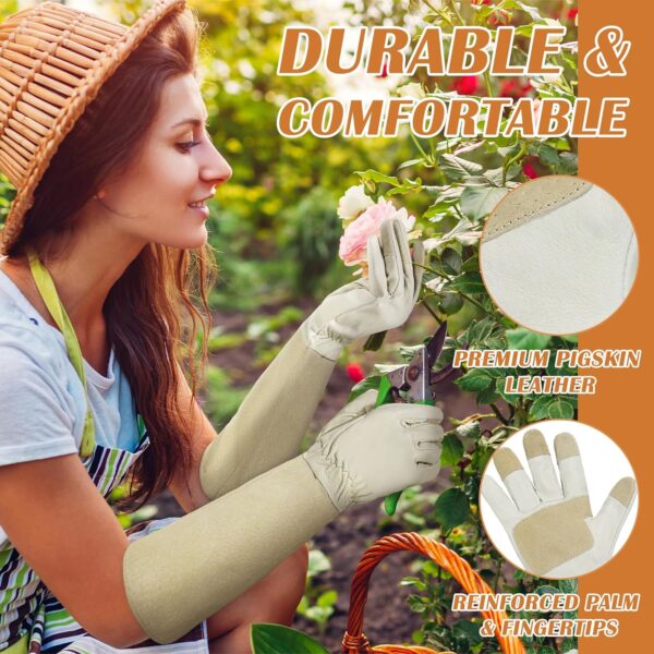 HANDLANDY Rose Pruning Gloves for Men & Women - Image 5