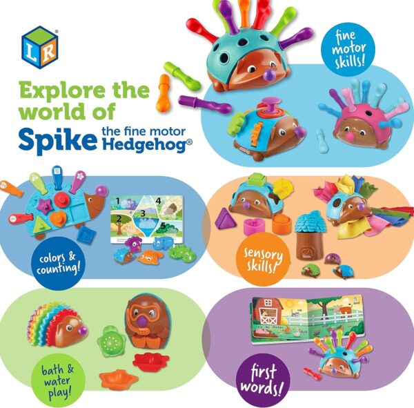 Learning Resources Spike The Fine Motor Hedgehog - Toddler Learning Toys - Image 6