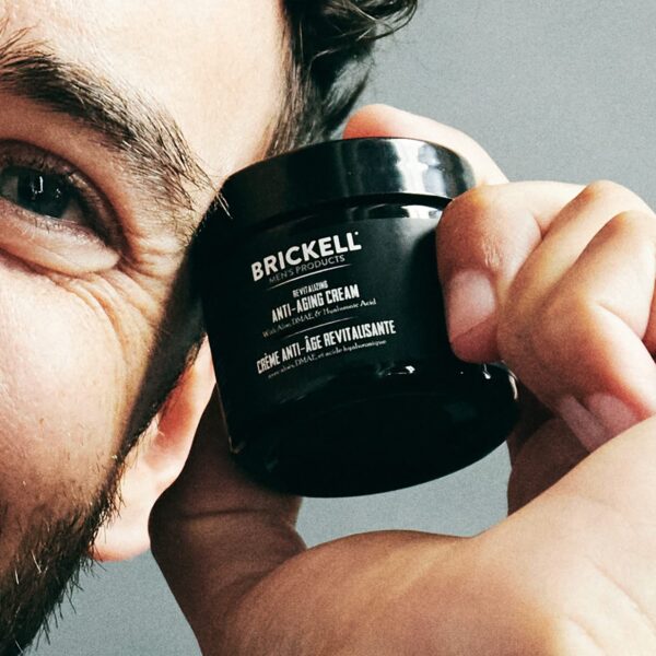 Brickell Men's Revitalizing Anti-Aging Cream For Men, Natural and Organic Anti Wrinkle Night Face Cream To Reduce Fine Lines and Wrinkles, 2 Ounce, Unscented - Image 2