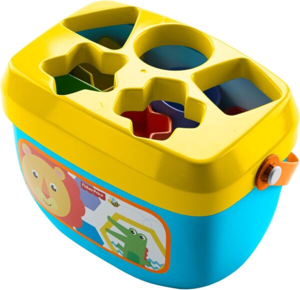 Fisher-Price Infant Gift Set with Baby’s First Blocks (10 Shapes) and Rock-a-Stack Ring Stacking Toy for Ages 6+ Months (Amazon Exclusive) - Image 8