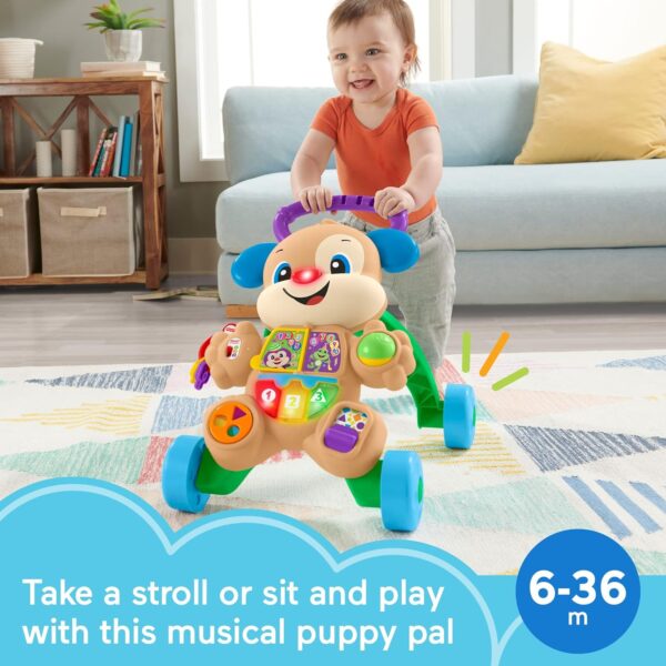 Fisher-Price Baby Toy Laugh & Learn Smart Stages Learn with Puppy Walker with Music Lights & Activities for Infants Ages 6+ Months - Image 5