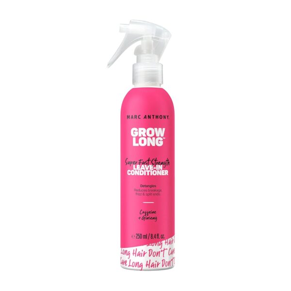 Marc Anthony Leave-In Conditioner Spray & Detangler, Grow Long Biotin - Anti-Frizz Deep Conditioner For Split Ends & Breakage - Vitamin E, Caffeine & Ginseng for Curly, Dry & Damaged Hair - Image 5