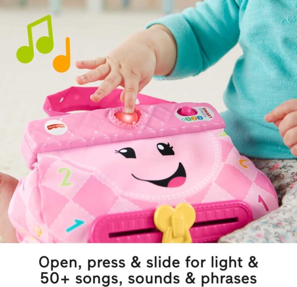 Fisher-Price Baby & Toddler Toy Laugh & Learn My Smart Purse with Lights - Image 5