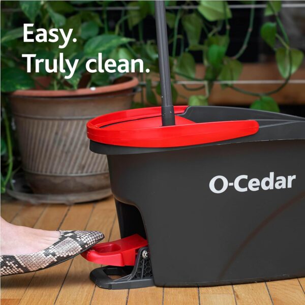 O-Cedar EasyWring Microfiber Spin Mop & Bucket Floor Cleaning System - Image 22