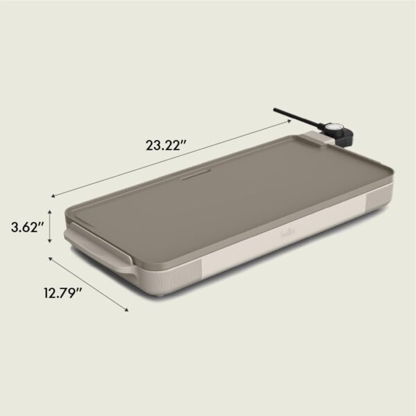 bella 12" x 22" Electric Griddle with EverGood™ - Image 6