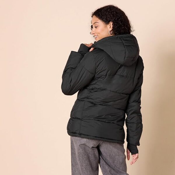 Amazon Essentials Women's Heavyweight Quilted Long-Sleeve Hooded Puffer Coat - Image 4