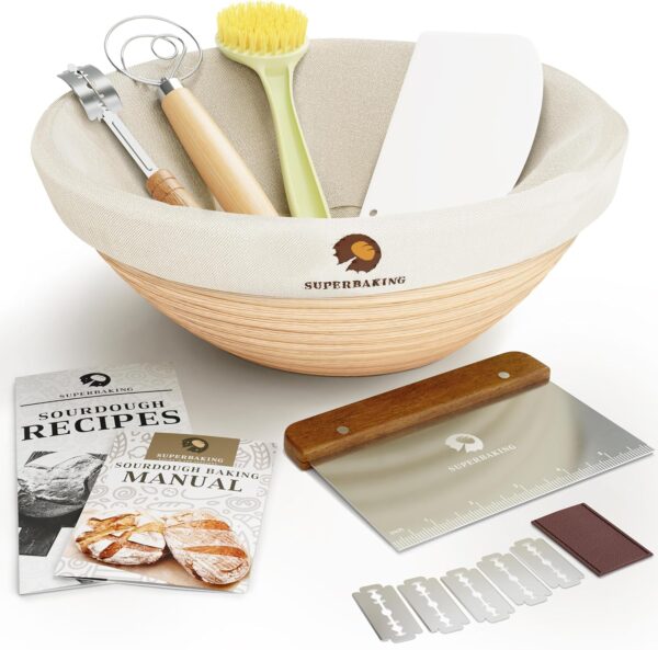 Superbaking Banneton Bread Proofing Basket