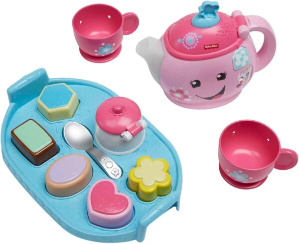 Fisher-Price Toddler Toy Laugh & Learn Sweet Manners Tea Set - Image 2