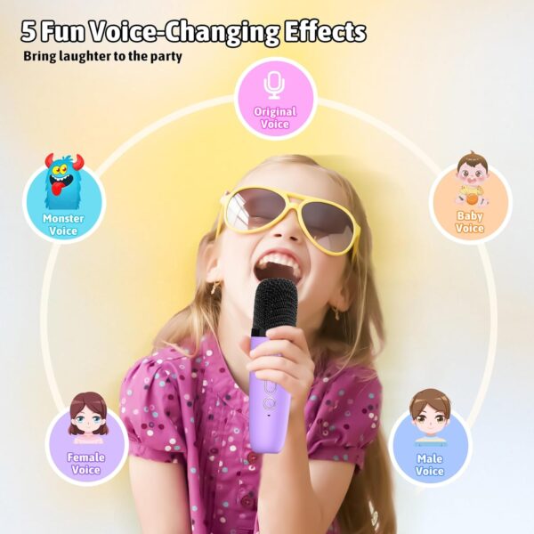 Karaoke Microphone Machine Toys for Kids Adults - Image 4