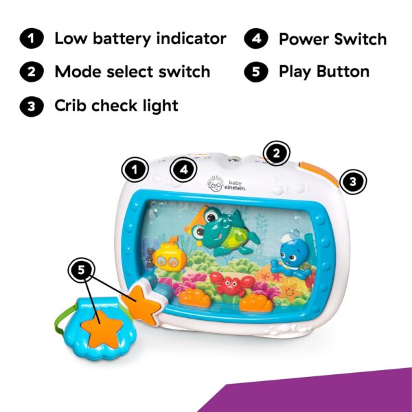 Baby Einstein Sea Dreams Soother Musical Crib Toy - Image 5