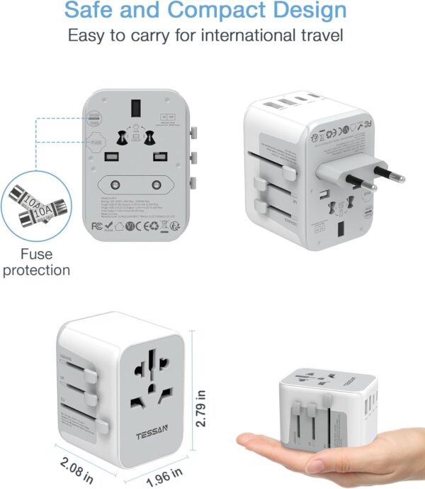 TESSAN Universal Travel Adapter - Image 6