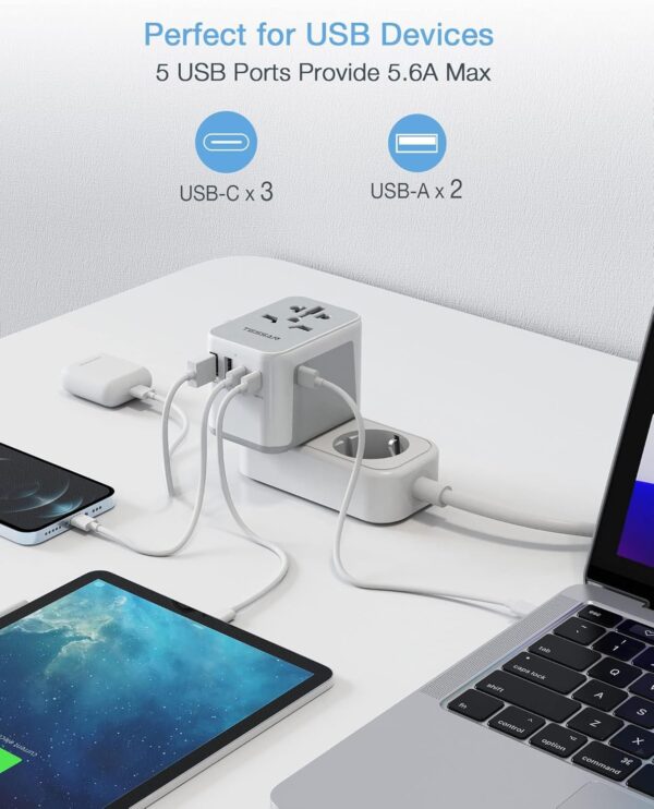 TESSAN Universal Travel Adapter - Image 7