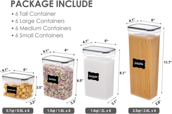 Airtight Food Storage Containers with Lids - Image 4